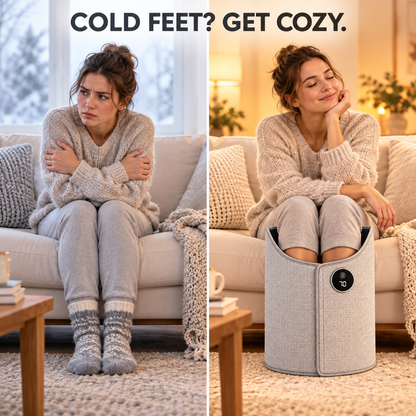 Cold Feet? Get Cozy — Electric Foot & Leg Warmer with Digital Control
