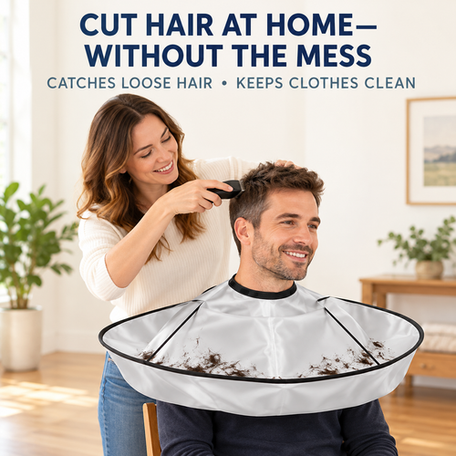 👩‍❤️‍👨Cut Hair at Home—Without Leaving a Mess Behind