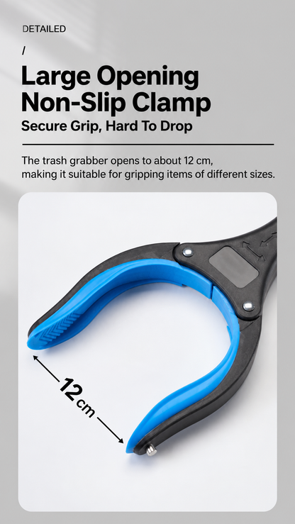 🔥 Foldable Grabber Reacher Tool – 83cm/109cm Long Reach Pickup Claw with Magnetic Tip