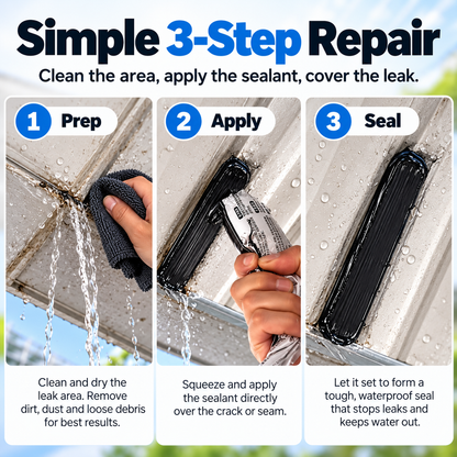 🏠💧 9900 Waterproof Leak Repair Sealant - Quick Roof & Crack Fix 🛠️ Multi-Surface Waterproof Sealing Paste