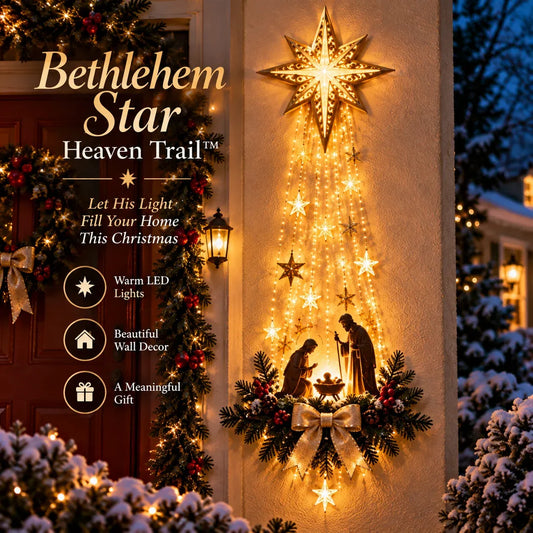 ✝️LAST DAY 50% OFF- Bethlehem Star Nativity Wall Light ✨