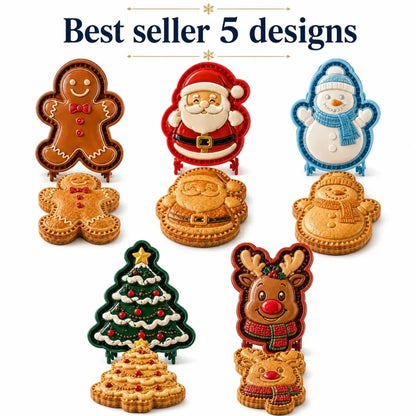 LAST DAY SALE Only $9.99🎄 9‑Design Christmas Mini Pie Mold Collection🥧✨