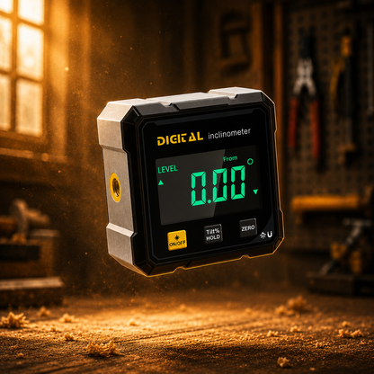 🎯 Digital Laser Angle Finder with Magnetic Base – Get It Straight the First Time