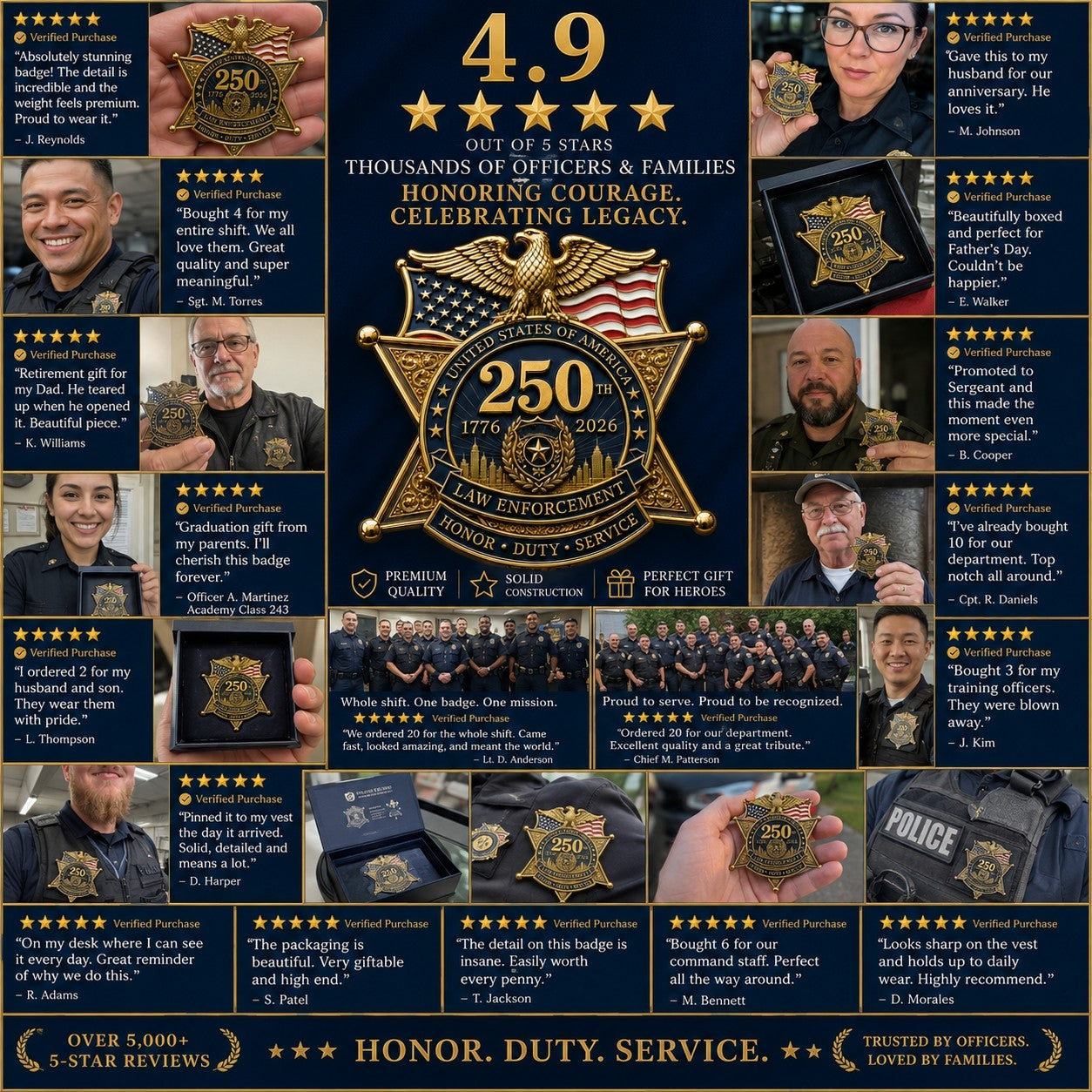 ⚡️Flash Sale 49% OFF - America Law Enforcement Brooch