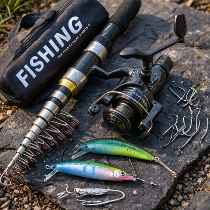 🎣Professional Fishing Rod and Reel Combo Set