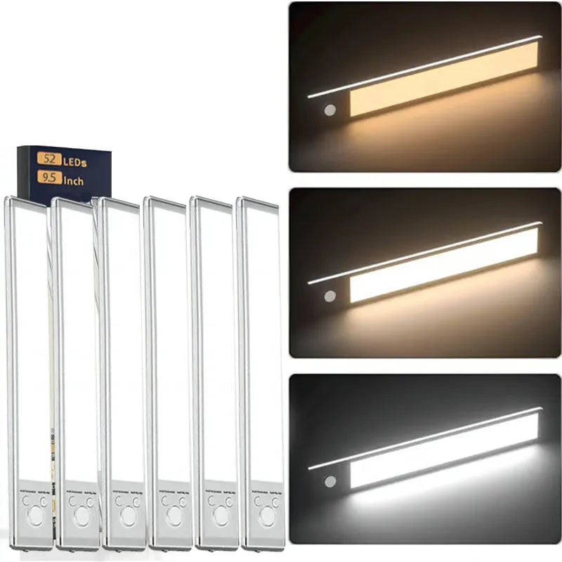 🔥💡 Punch-free Smart Sensor Magnetic Rechargeable LED Lights