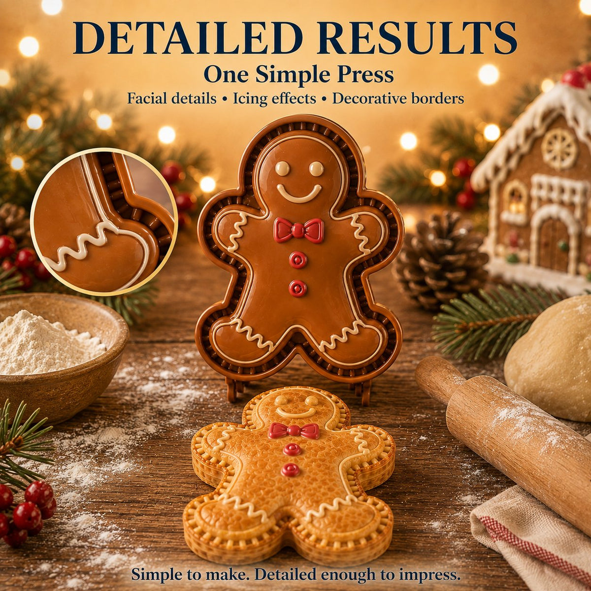 LAST DAY SALE Only $9.99🎄 9‑Design Christmas Mini Pie Mold Collection🥧✨