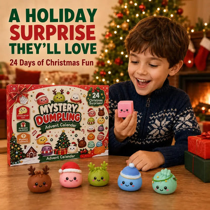 2026 Christmas Advent Calendar Gift for Kids – 24 Days of Squishy Surprises