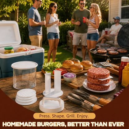 🍔 Burger Patty Maker for Easy Homemade Burgers
