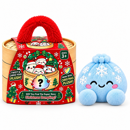 🏆Limited Time Sale 49% OFF🎄🌈Christmas Dumpling Plush Blind Box Collection🥟