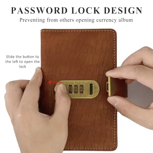 3 digit combination lock savings binder