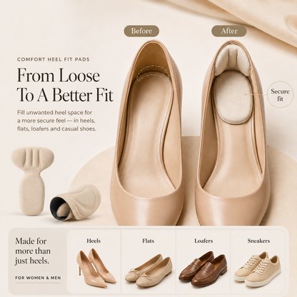 Heel Grip Pads for Loose Shoes – Wear Your Favorites Again