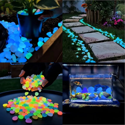 💥LAST DAY SALE 50%OFF💥🌈Colorful Glow-in-the-Dark Garden Stones