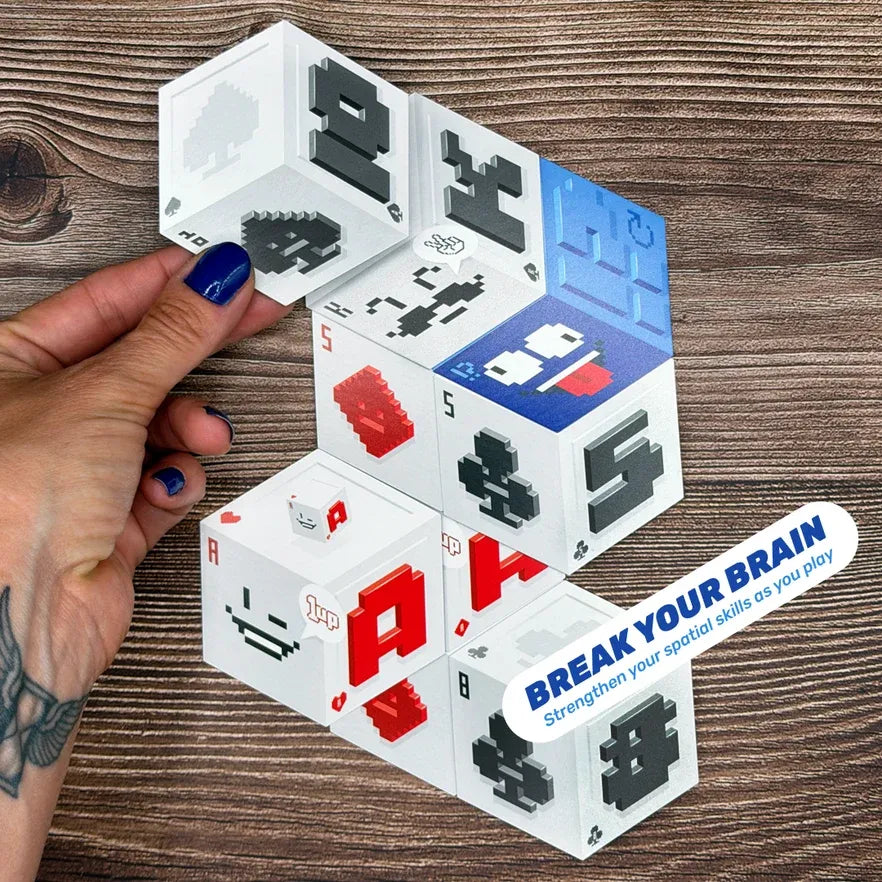 🔥Last Day 50% OFF - ⚡ 3D Energy Edition Card Game | Fast-Paced Stacking Strategy Party Game for Family & Adults Ages 8+