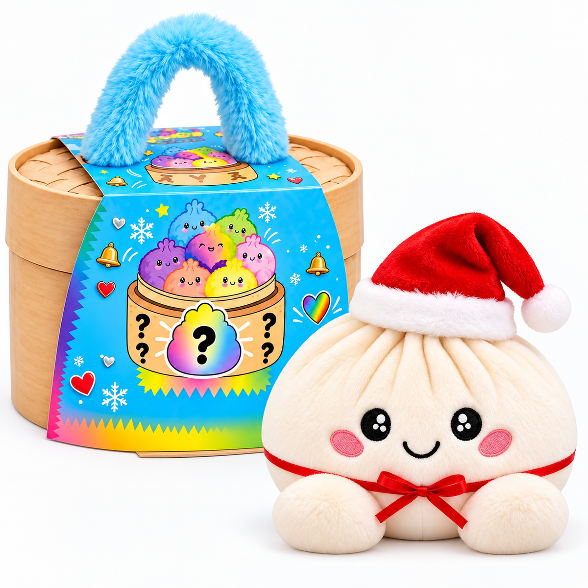 🏆Limited Time Sale 49% OFF🎄🌈Christmas Dumpling Plush Blind Box Collection🥟