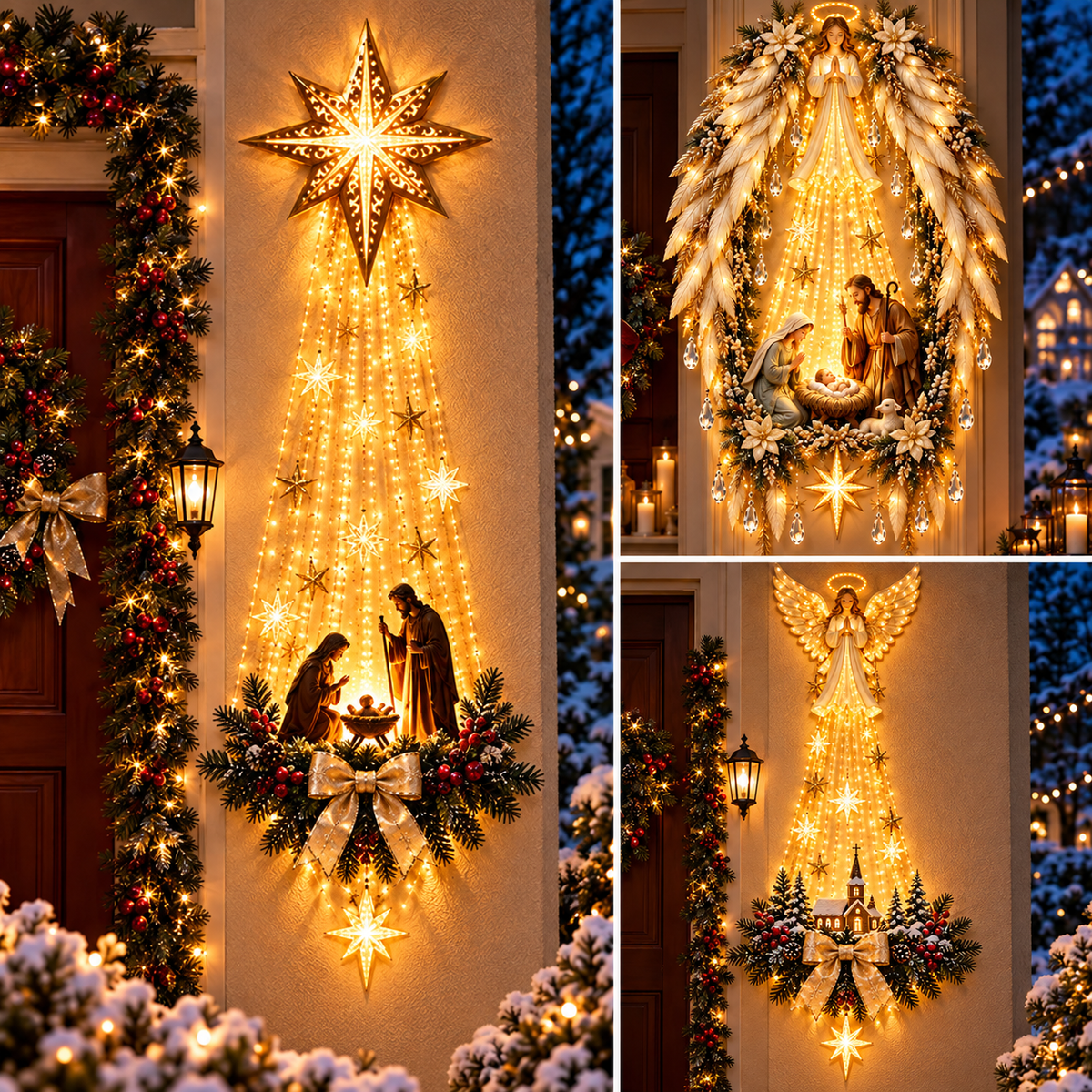 🔥HOT SALE 50% OFF🔥 Bethlehem Star Nativity Wall Light