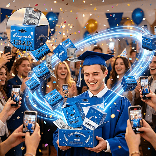 Graduation Pop Up Gift Box