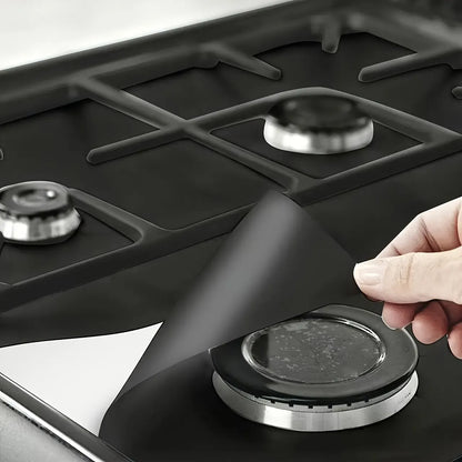 🍳 Reusable Gas Stove Burner Liners – Less Scrubbing, Easier Cleanup 🍴