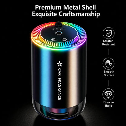 ✨ Smart Car Diffuser with RGB Ambient Light & Star Projector