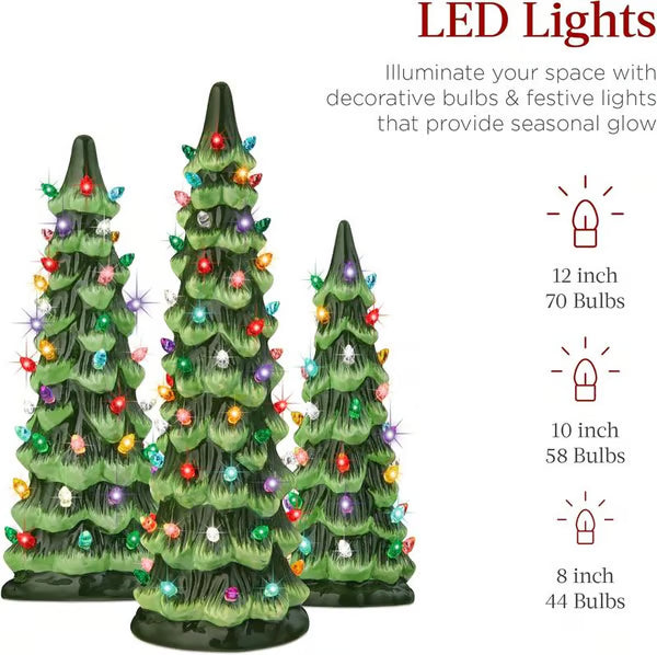 🎉Hand-Painted Tabletop Christmas Trees🎄