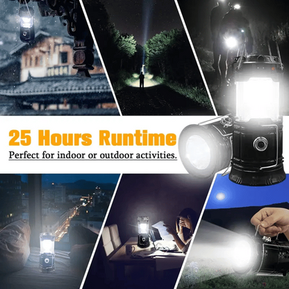 ☀️ Collapsible Solar Camping Lantern – Portable LED Emergency Light