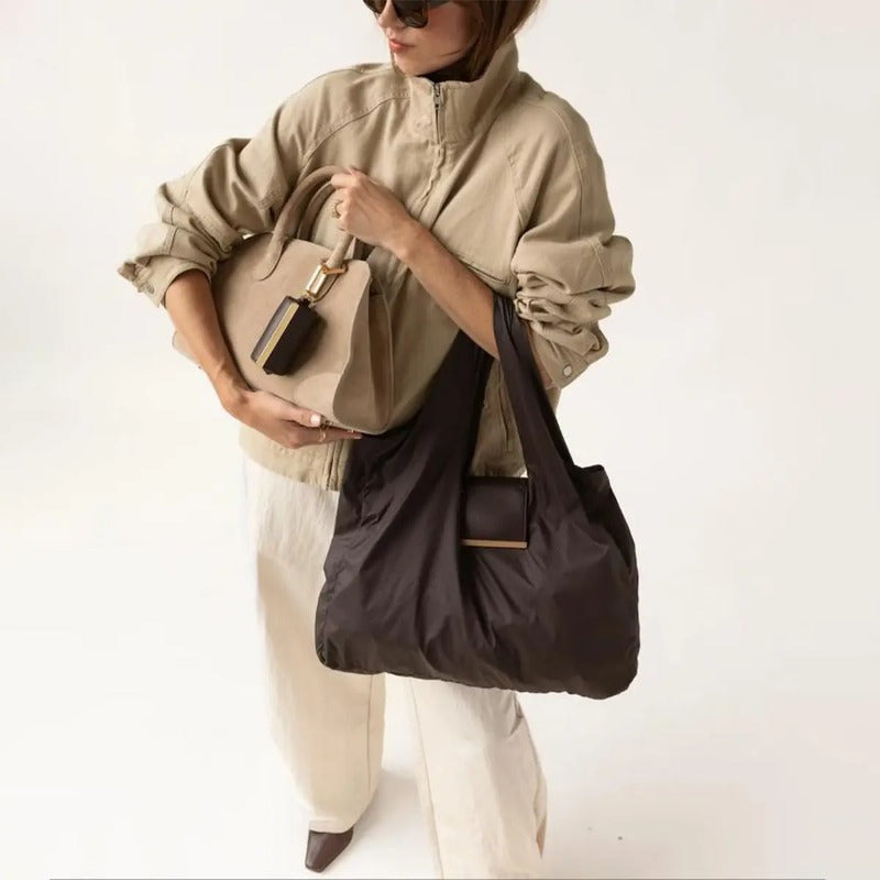 Toworkact™ Varelli Charm Transformable Bag – Stylish Vegan Leather Tote & Keychain Charm