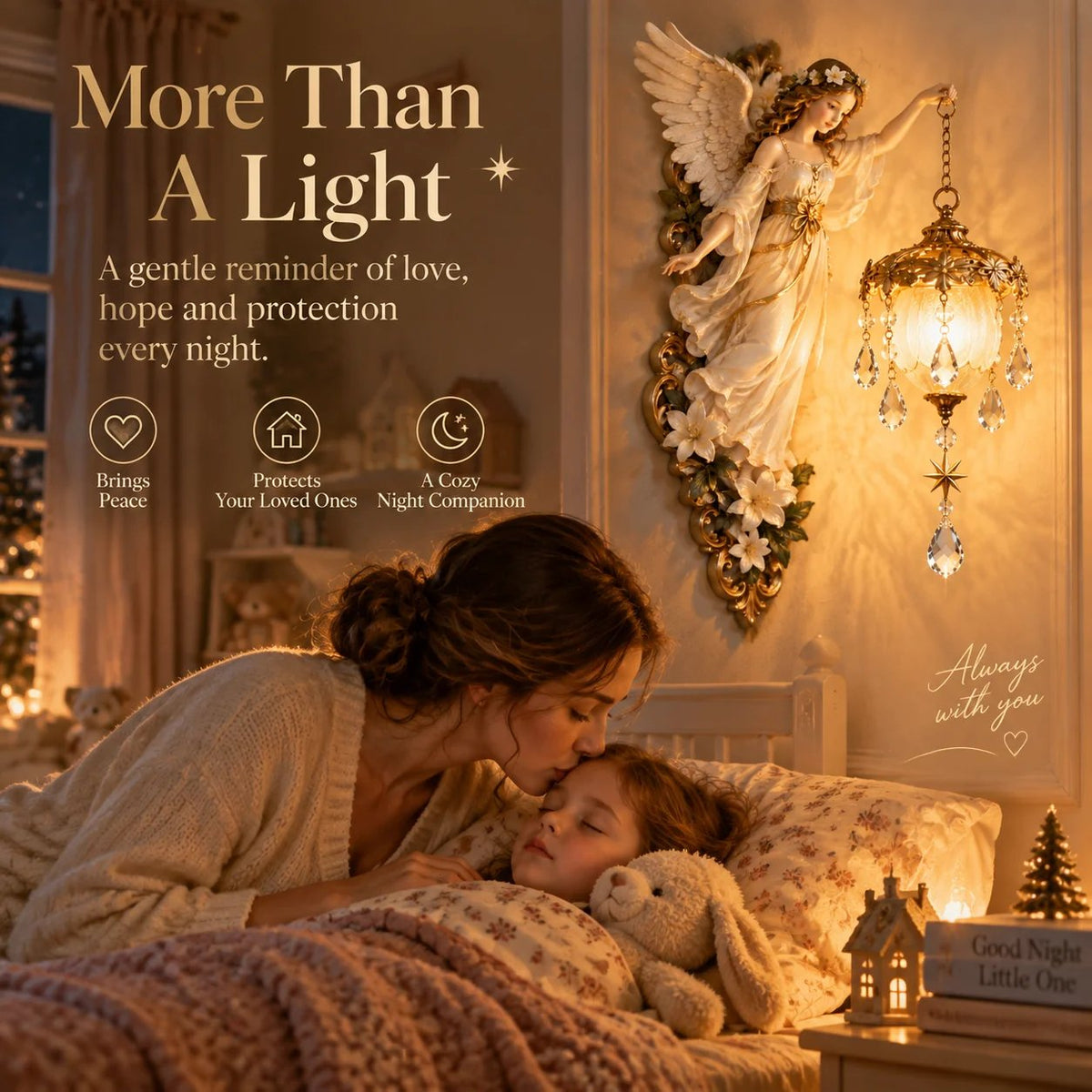 🔥Guardian Angel Crystal Light - A Guardian Angel For Your Home