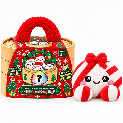 🏆Limited Time Sale 49% OFF🎄🌈Christmas Dumpling Plush Blind Box Collection🥟