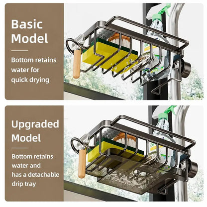 🧽 Faucet-Mounted Sink Caddy – Keep Your Counter Clutter-Free ✨