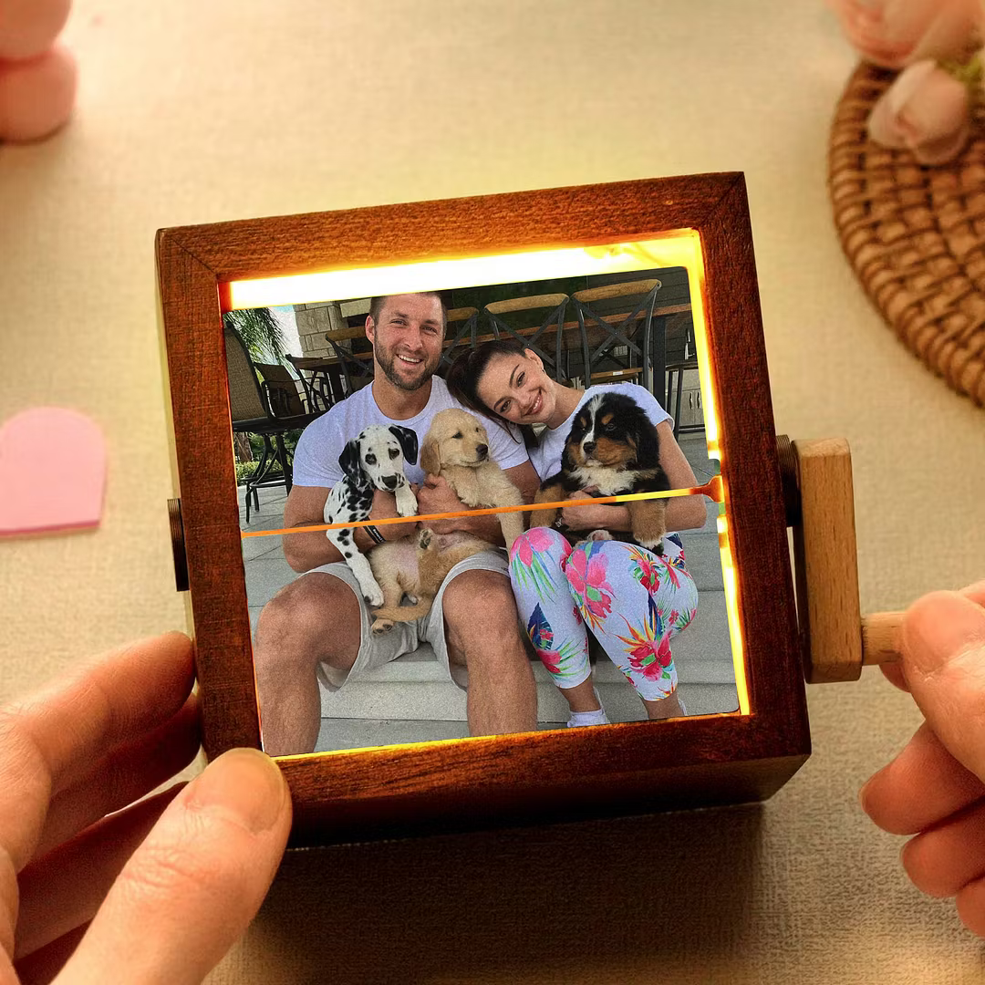 Personalized Hand-Crank Photo Flipbook – Custom Memory Gift