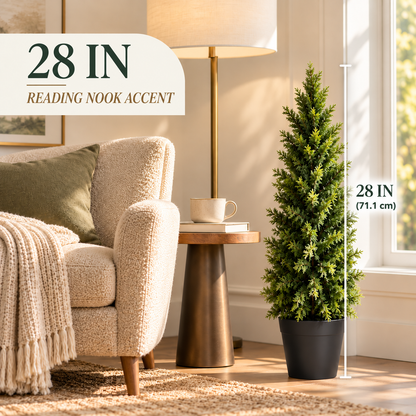 🌲🌿  Luxury Realistic Cypress Topiary Tree –🌿 Elegant, Weather-Resistant Outdoor Décor