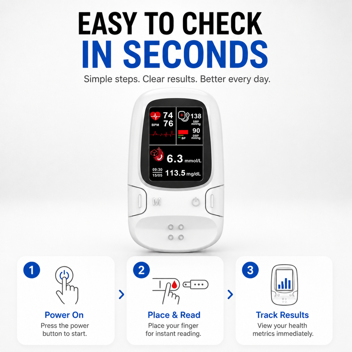 ✨✨Multi-Function Health Monitoring Device