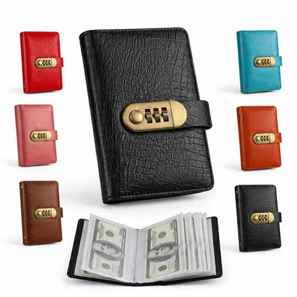 🔥 A6 Lockable Savings Binder – Cash & Document Organizer