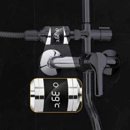 🔥Christmas Limited-Time Offer: 50% OFF!!!🔥🌡️ SHOWER THERMOMETER - LCD Display with Backlight, Easy Installation Without Tools, IPX7 Waterproof, Perfect for Modern Bathroom 🛁