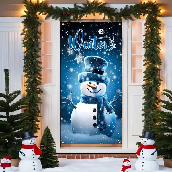 ⏰Christmas Limited Sale 49% OFF!!🎄🎅 Santa Claus Door Cover For Instant Holiday Decor