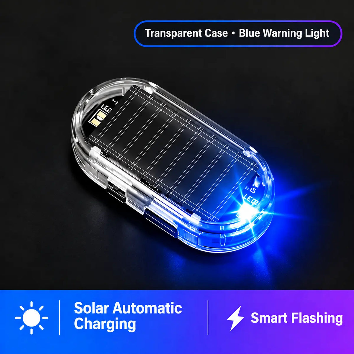 Solar-Powered Car Security Warning Light — Make Your Parked Car Look Less Like an Easy Target