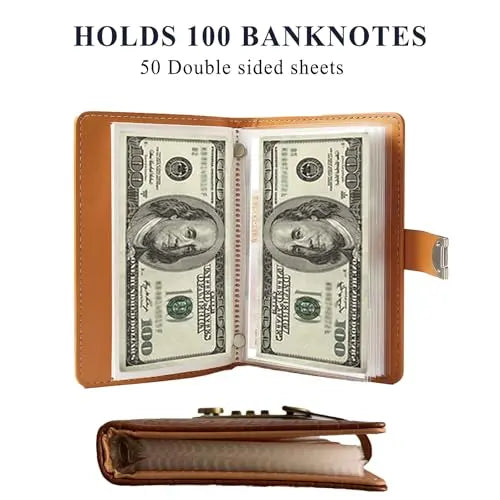 100 pocket cash savings binder