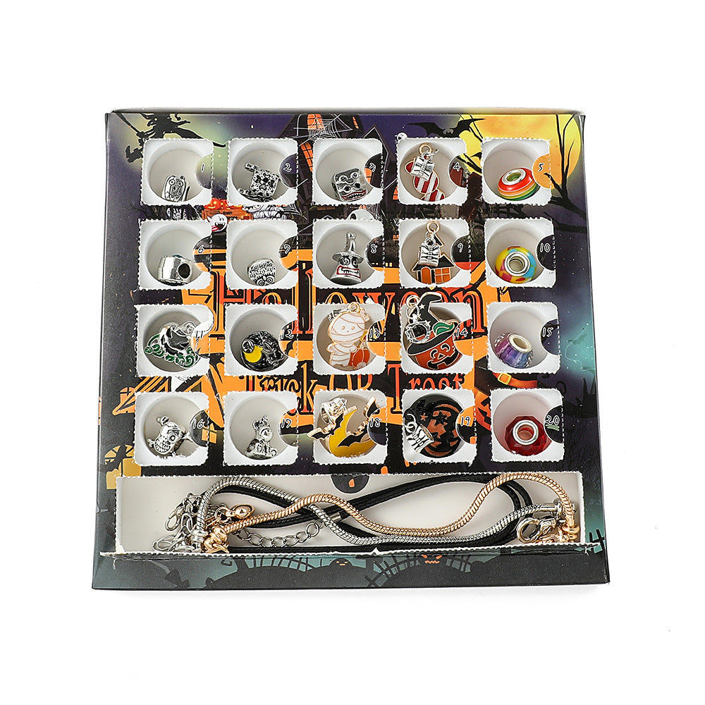 Halloween Calendar | DIY Charm Bracelet & Necklace Kit for Kids