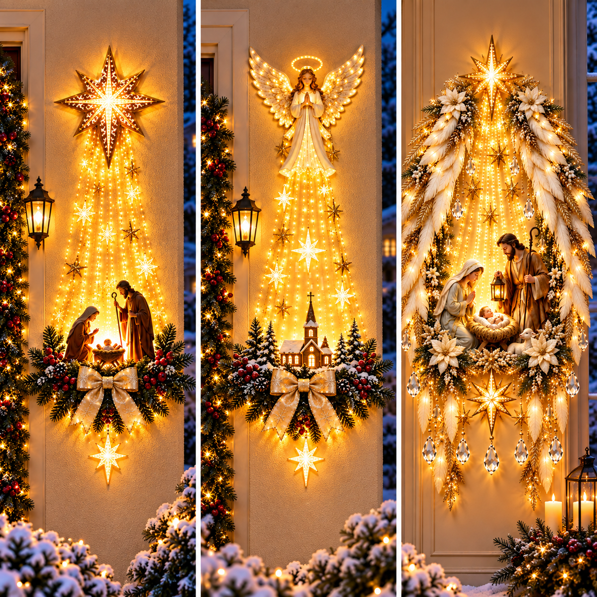 🔥HOT SALE 50% OFF🔥 Bethlehem Star Nativity Wall Light