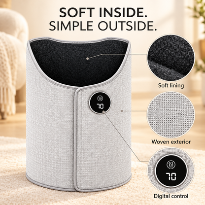 Cold Feet? Get Cozy — Electric Foot & Leg Warmer with Digital Control