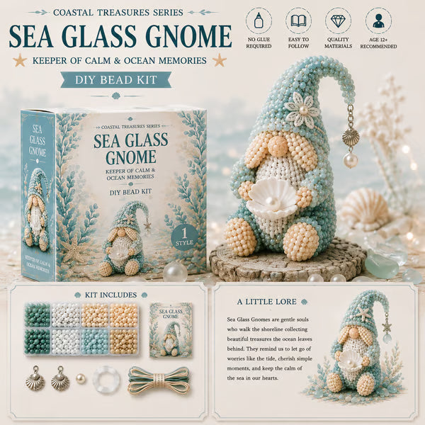 🔥 💕Cozy Gnome DIY Bead Kit Collection– Collect All 12 Gnome