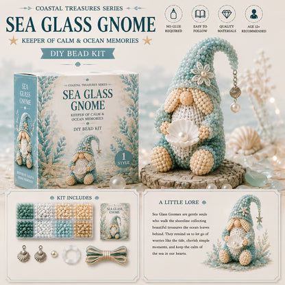 🔥 💕Cozy Gnome DIY Bead Kit Collection– Collect All 12 Gnome