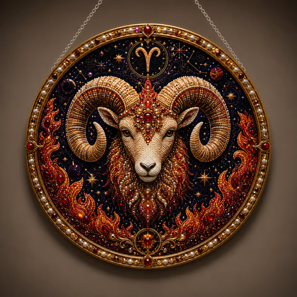 🔥Last Day 49% OFF - 12 Zodiac Signs Pearl Art Kit ♈🌙
