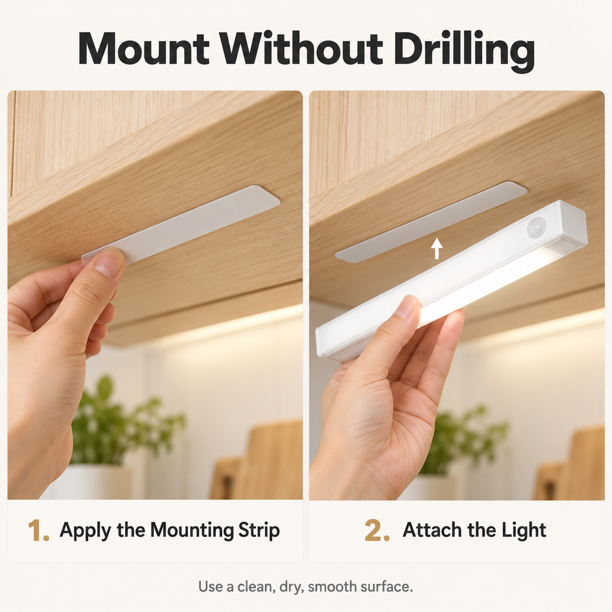 🔥💡 Punch-free Smart Sensor Magnetic Rechargeable LED Lights