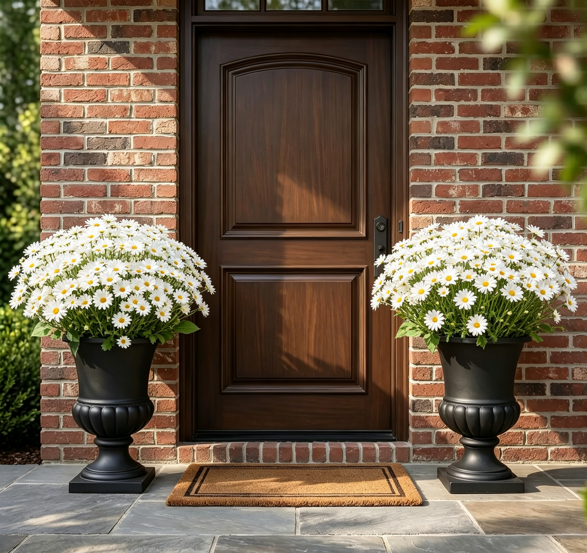 💥Limited stock 🌼- Artificial Outdoor Sunset Mums Flowers - UV resistant, Waterproof, Windproof