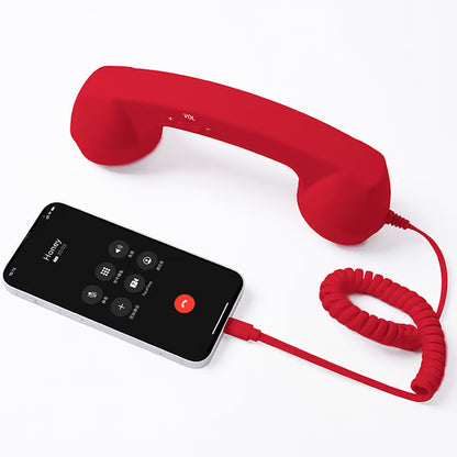 ☎️ Retro USB-C Phone Handset – Wired Vintage Receiver for Smartphones