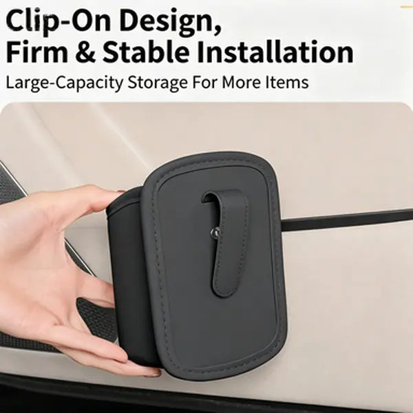 🚗Clip‑On Car Cup Holder, Multi‑Purpose Car Door Storage Organizer