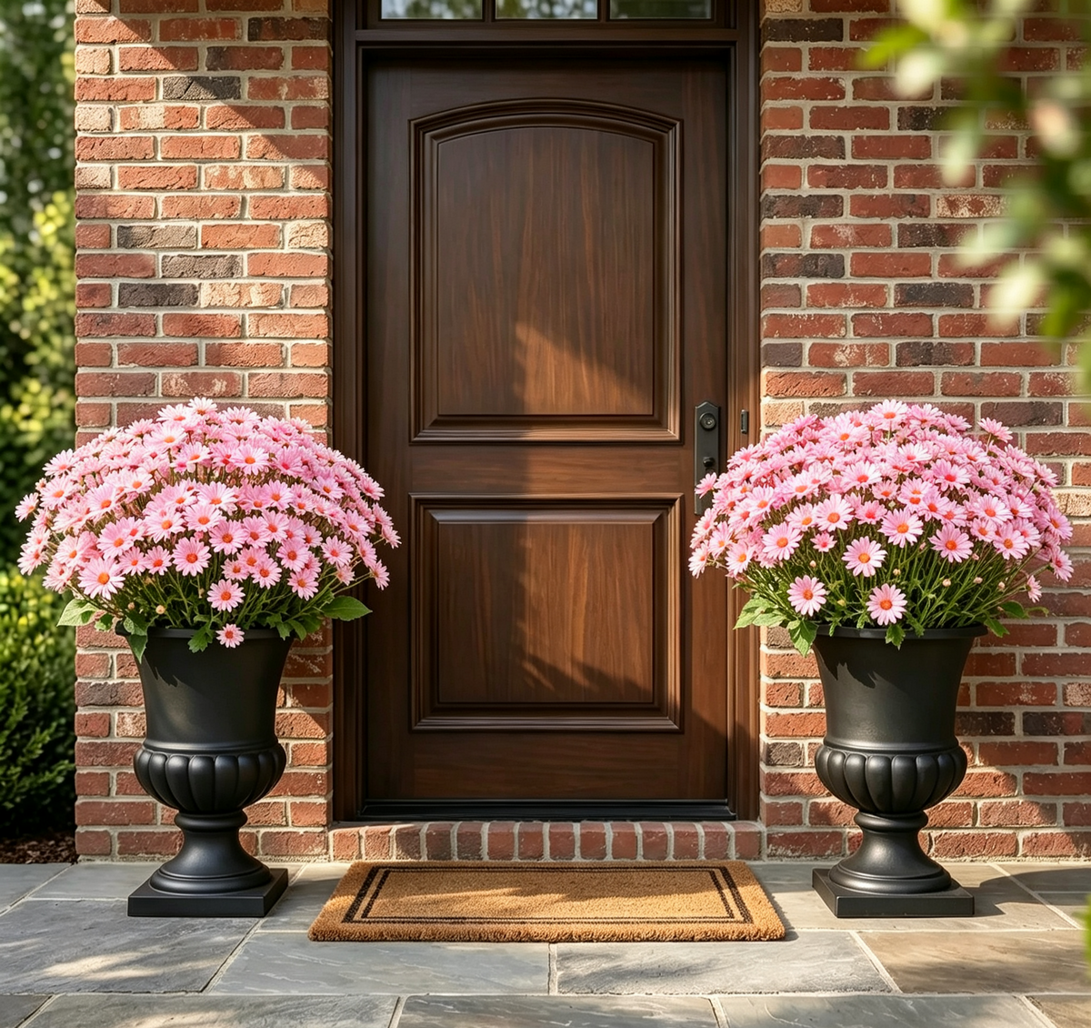 💥Limited stock 🌼- Artificial Outdoor Sunset Mums Flowers - UV resistant, Waterproof, Windproof