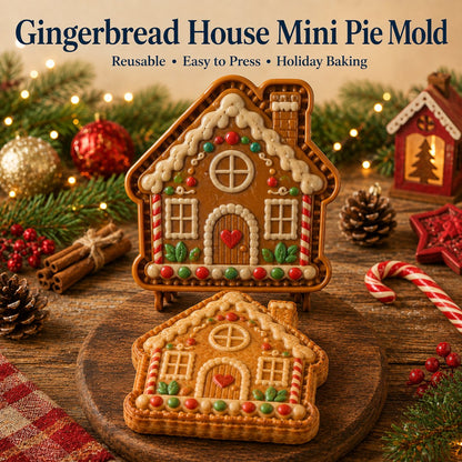 LAST DAY SALE Only $9.99🎄 9‑Design Christmas Mini Pie Mold Collection🥧✨