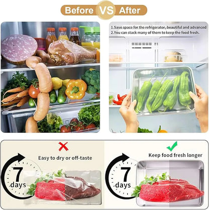 Stainless Steel Food Storage Containers with Lids